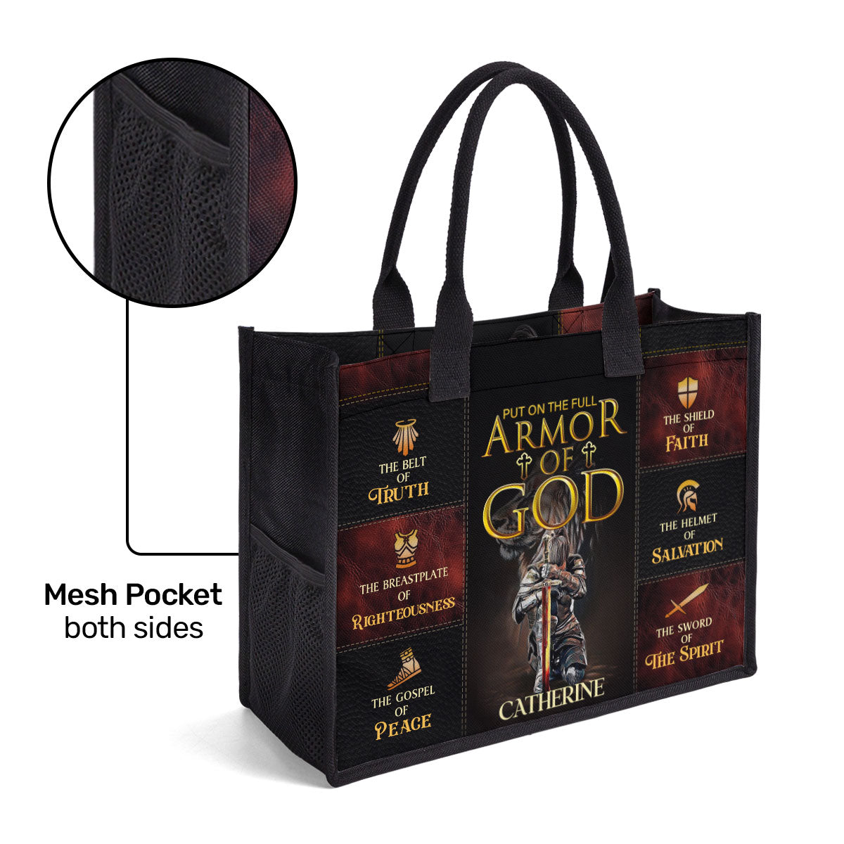 Armor Of God - Personalized New Canvas Tote Bag CTBM777