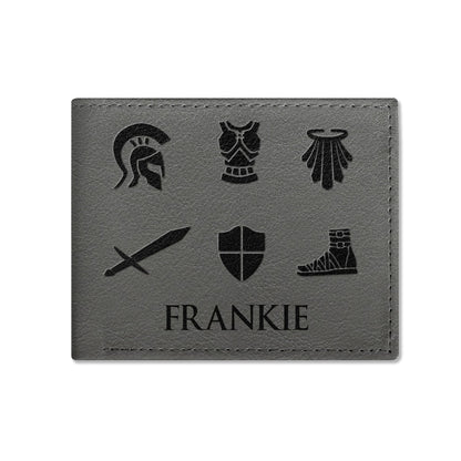 Armor Of God | Personalized Folded Wallet For Men JSLFWH862