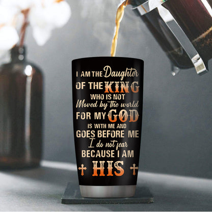 Jesuspirit | Christian Faith Gifts | Stainless Steel Tumbler | I Am The Daughter Of The King  SSTNAM1010