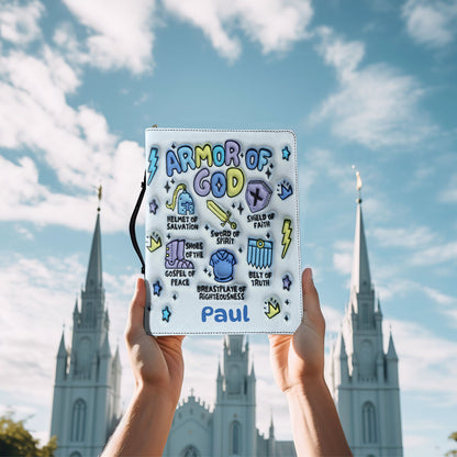 Armor Of God Kids 3D Effect | Personalized Bible Cover JSBCPT856L