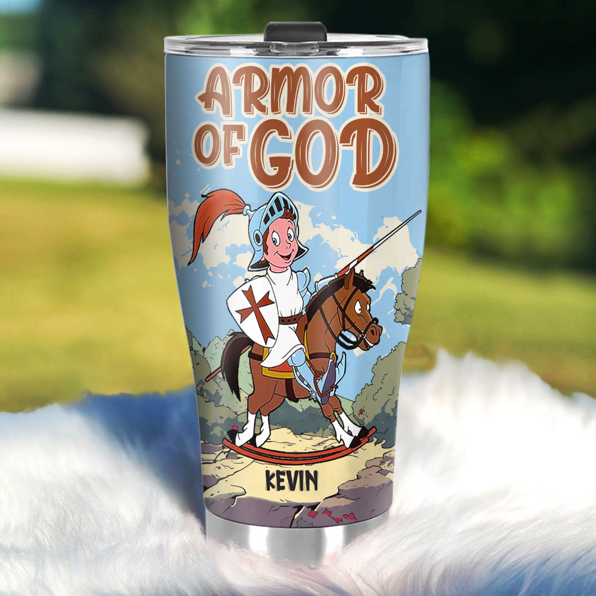 Armor Of God | Personalized Stainless Steel Tumbler For Kids JSSSTM1050