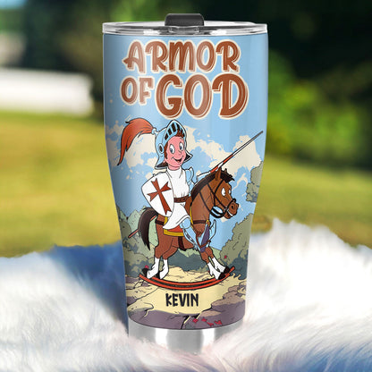 Armor Of God | Personalized Stainless Steel Tumbler For Kids JSSSTM1050