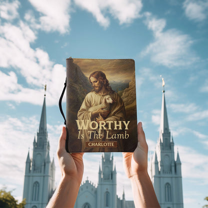 Worthy Is The Lamb | Personalized Bible Cover JSBCPT1163L