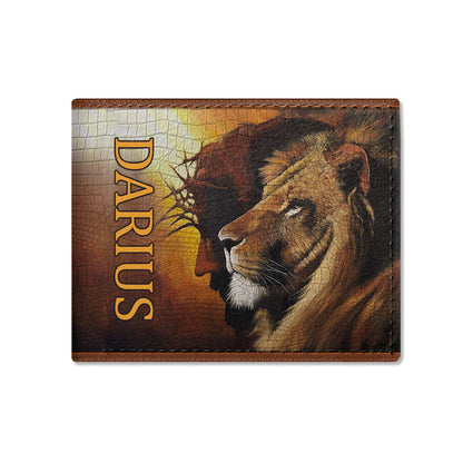 Name Of Jesus | Personalized Folded Wallet For Men JSLFWM1030