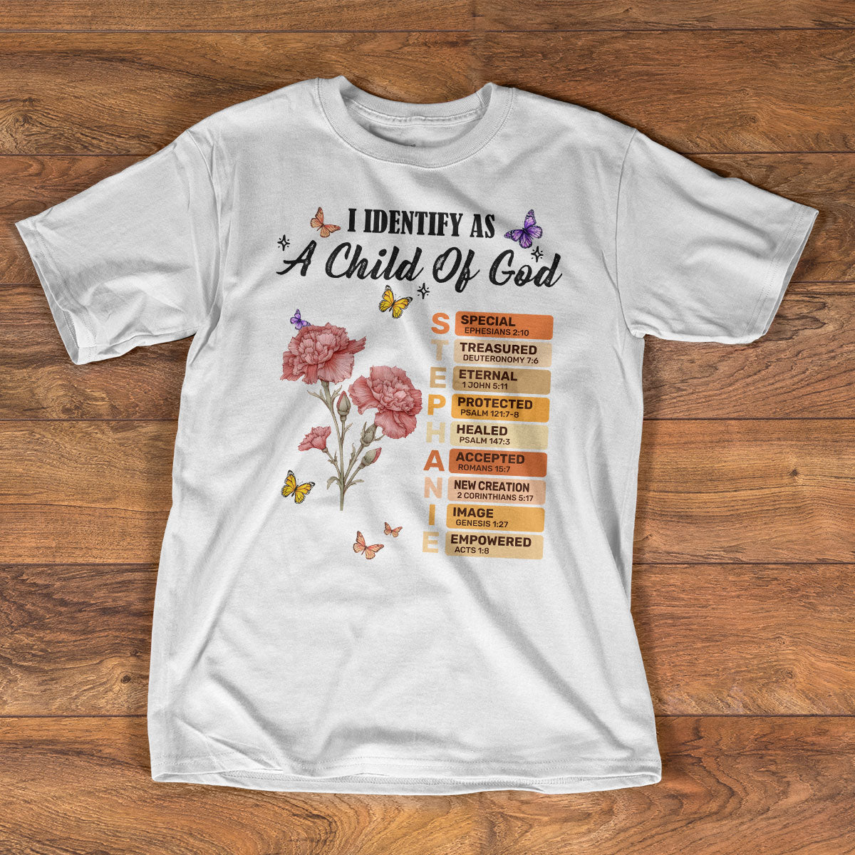 I Identify As A Child Of God | Personalized Classic Unisex T-shirt