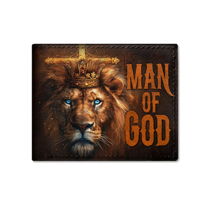 Man Of God | Personalized Folded Wallet For Men