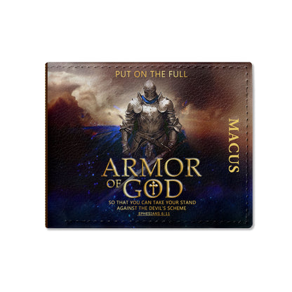 Armor Of God | Personalized Folded Wallet For Men