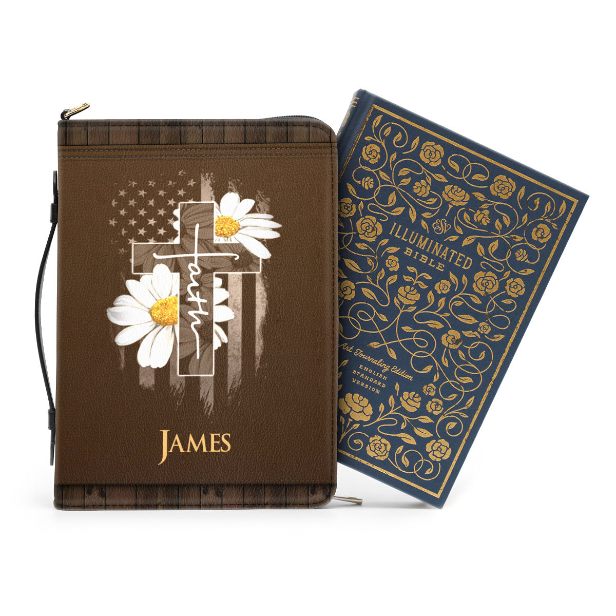 Jesus Christ Is The Same Yesterday And Today And Forever - Personalized Bible Cover BC14