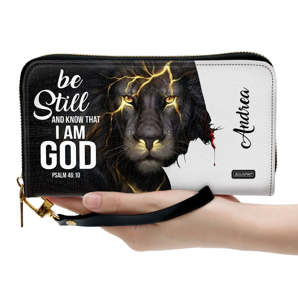Beautiful Personalized Clutch Purse - Be Still And Know That I Am God H03