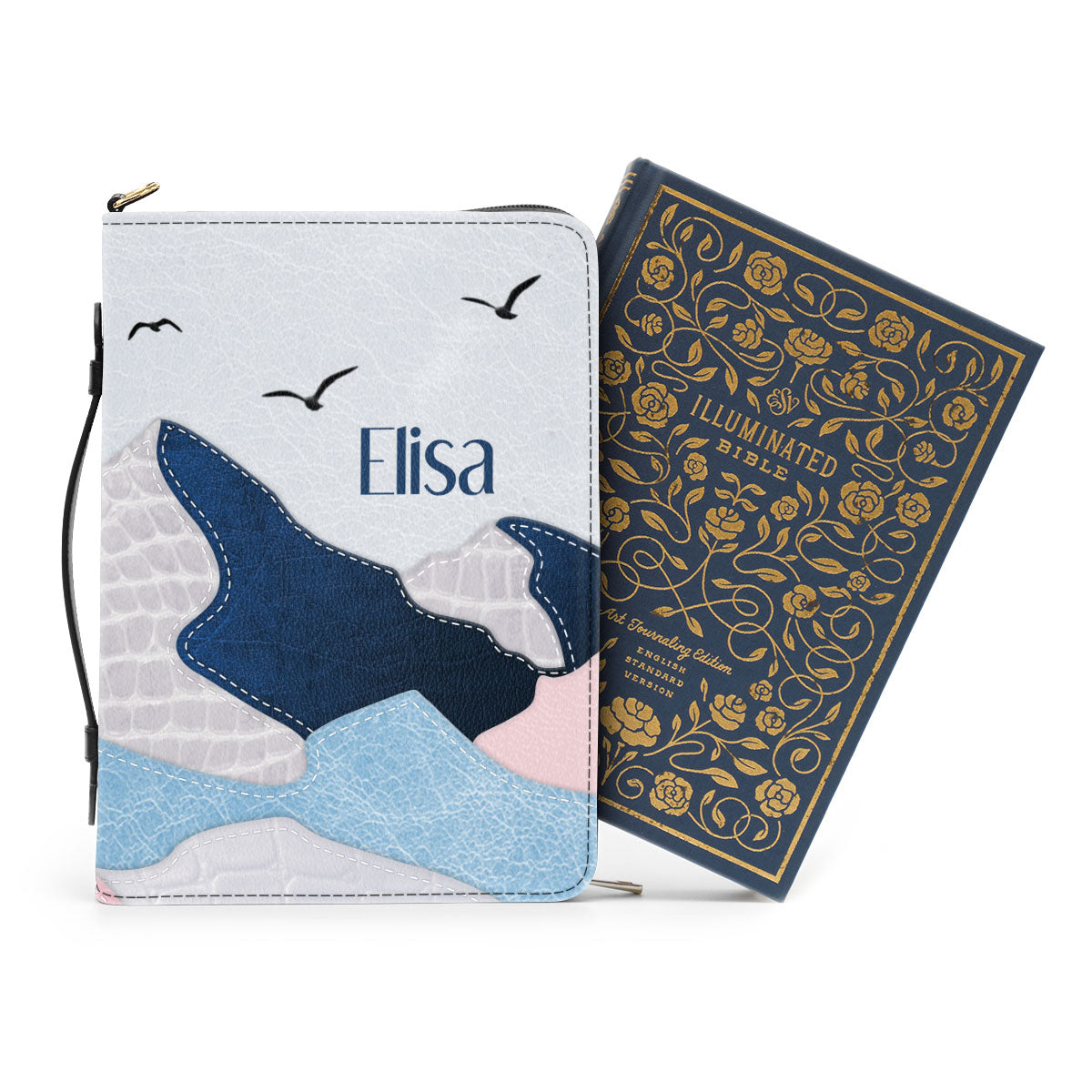 Faith Can Move Mountains - Beautiful Personalized Bible Cover HIHN289