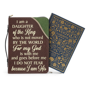 Beautiful Personalized Bible Cover - For My God Is With Me And Goes Before Me HIM317A