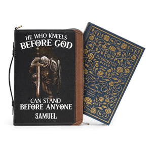 Jesuspirit | I Am A Son Of The King | Inspirational Religious Gifts For Christian Men | Personalized Bible Cover With Handle HIM317D
