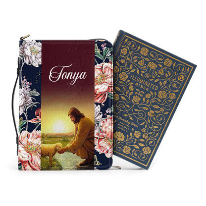 Glorious Personalized Bible Cover | My Sheep Hear My Voice