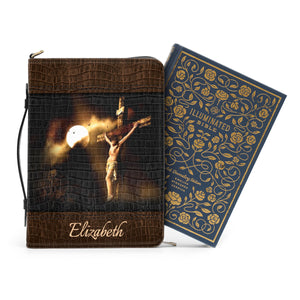 Symbol Of Love Is The Cross - Meaningful Personalized Bible Cover NUH264