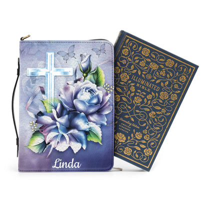 Lovely Personalized Bible Cover - Blessed Is She Who Daily Imparts Nurturing Care And Kindness Of Heart NUH327A