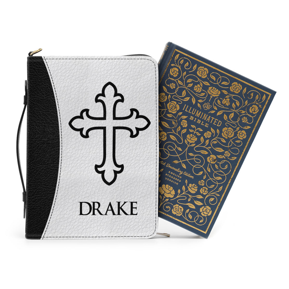 Jesuspirit Personalized Bible Cover | Love The Lord Your God With All Your Heart Bible Case | Ideal Gift For Church Staff NUH469B