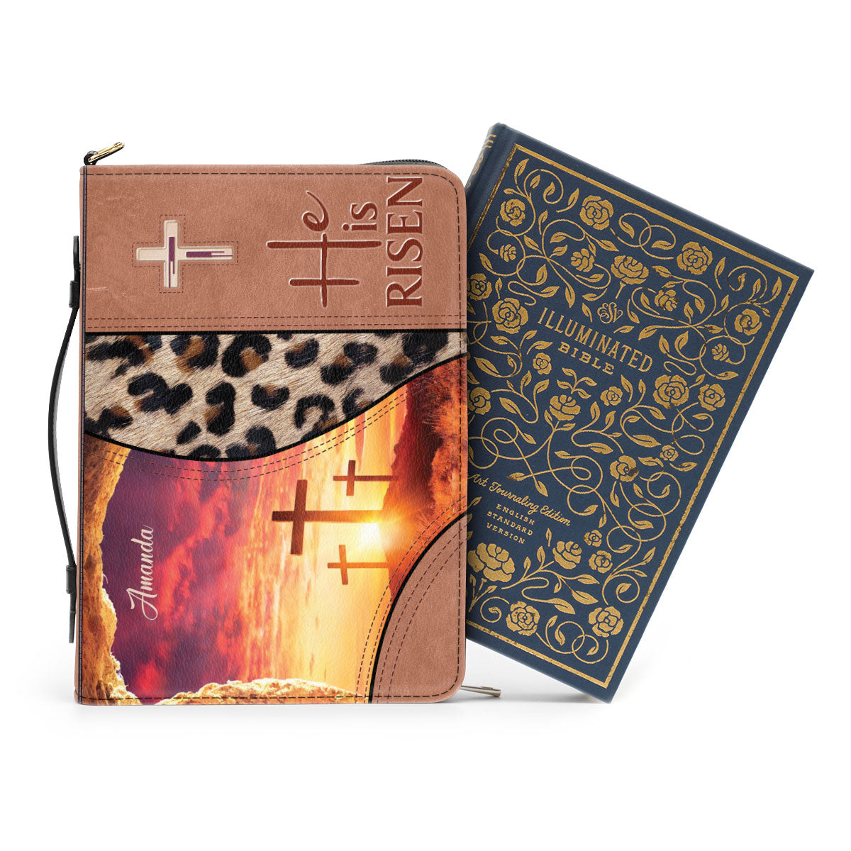 Must-Have Personalized Bible Cover - He Is Risen NUM295