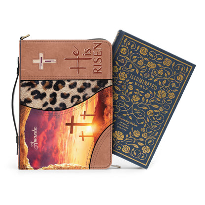 Must-Have Personalized Bible Cover - He Is Risen NUM295