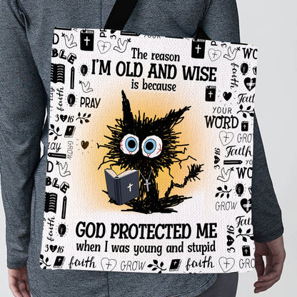 God Protected Me - Beautiful Tote Bag TBNAHN1001B