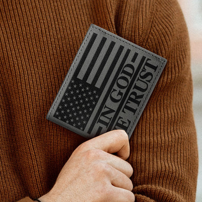 In God We Trust | Personalized Folded Wallet For Men JSLFWH859