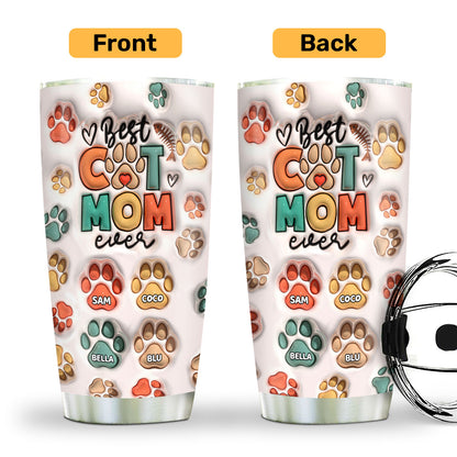 Best Cat Mom | Personalized Stainless Steel Tumbler SSTH848