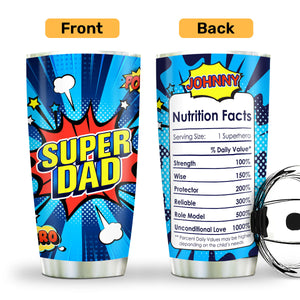 Super Dad | Personalized Stainless Steel Tumbler SSTHA02