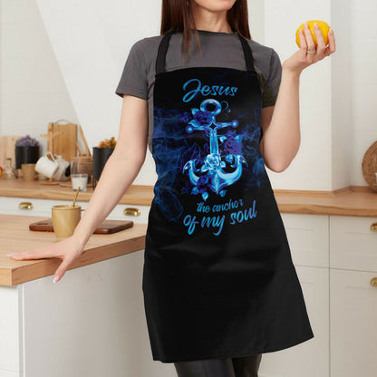 Apron With Adjustable Neck Strap | Jesus The Anchor Of My Soul