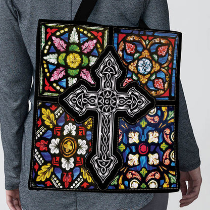 Unique Cross Christian Tote Bag NM134
