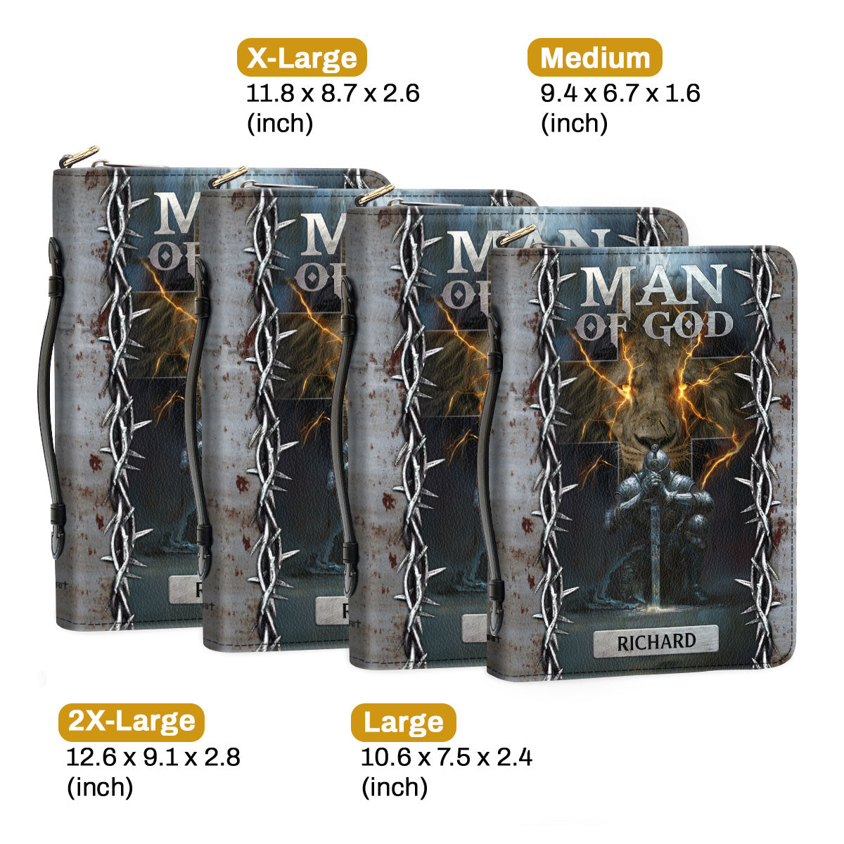 Man Of God | Personalized Bible Cover JSBCPT1185D