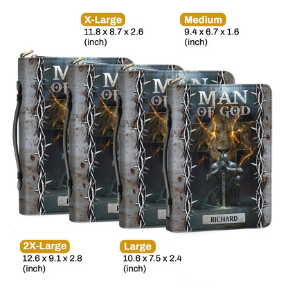 Man Of God | Personalized Bible Cover JSBCPT1185D