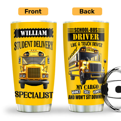 Bus Driver | Personalized Stainless Steel Tumbler JSSSTTTN831L