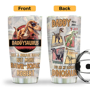 Daddysaurus | Personalized Stainless Steel Tumbler SSTN17