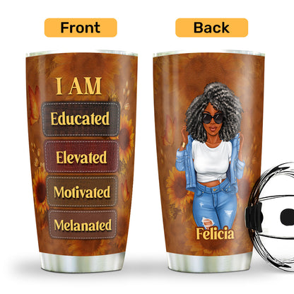 I Am | Personalized Stainless Steel Tumbler JSSSTH871