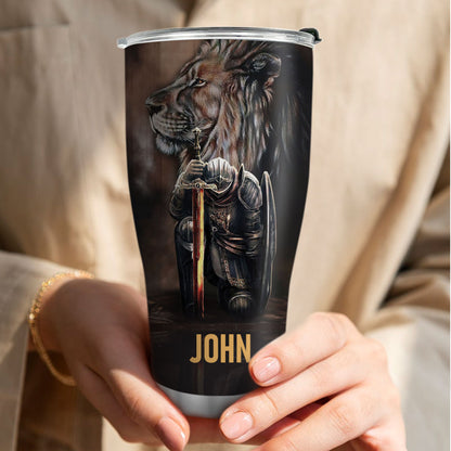 Jesuspirit | I Am A Son Of God | Spiritual Gift For Men | Personalized Stainless Steel Tumbler SSTHN155B