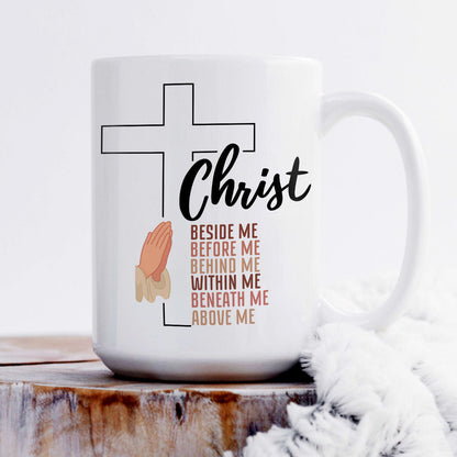 Christ, Beside Me - Special Cross Ceramic Mug N07