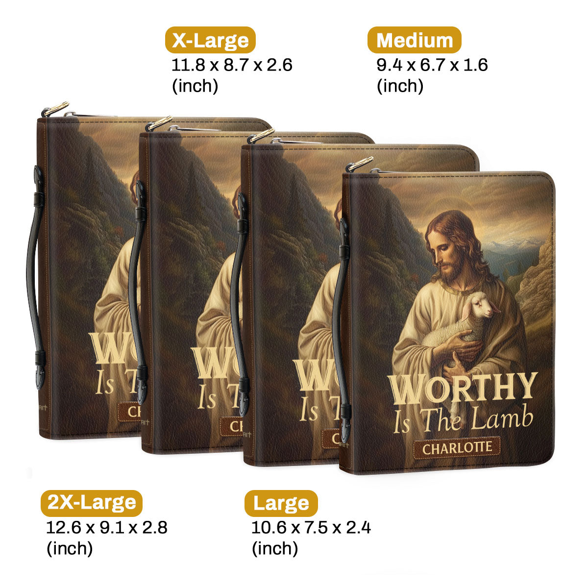Worthy Is The Lamb | Personalized Bible Cover JSBCPT1163L