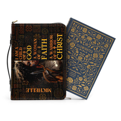 Jesuspirit | Personalized Bible Cover With Handle | Spiritual Gift For Christian People | A Woman Of Faith BCM725
