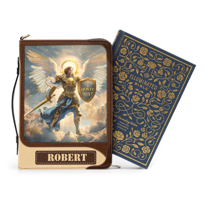 Saint Michael The Archangel | Personalized Bible Cover JSBCPTN1159L