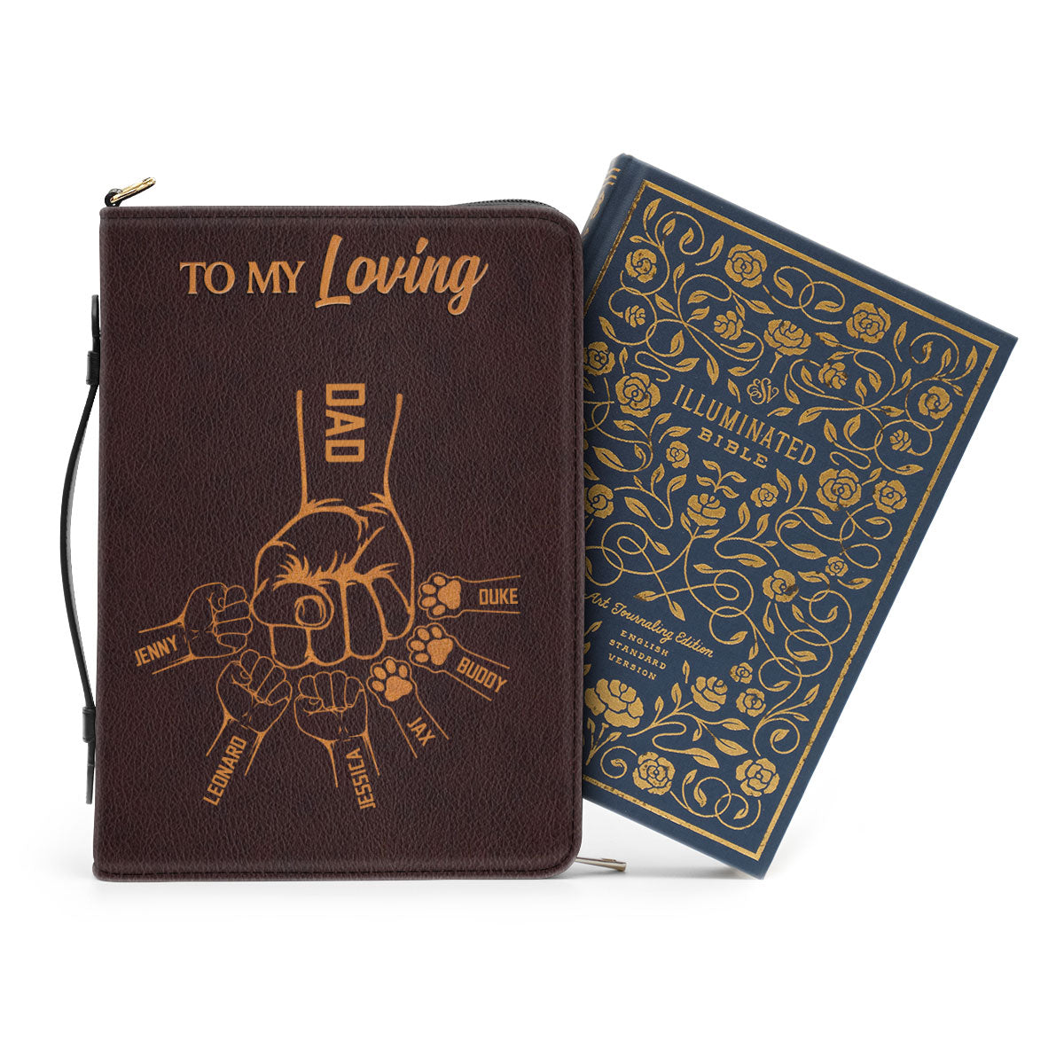 To Our Loving | Personalized Bible Cover JSBCH868