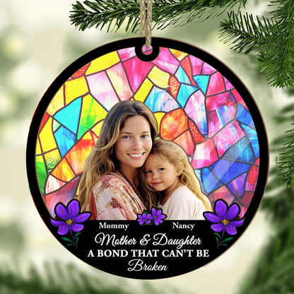 A Bond That Can't Be Broken | Personalized Suncatcher Ornament JSSUNOPT2280M