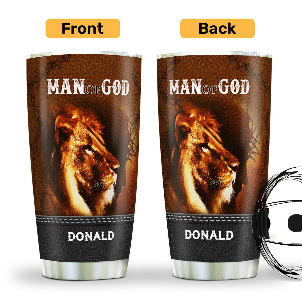 Man Of God | Personalized Stainless Steel Tumbler JSSSTPT2178L