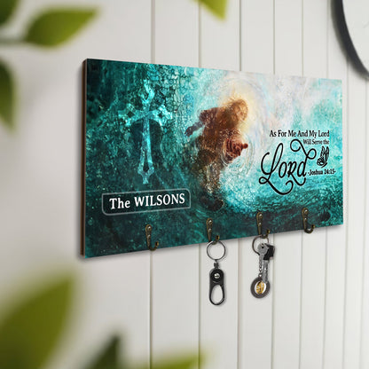 Be Still And Know That I Am God | Personalized Key Holder JSUWKHCSPT1738TA