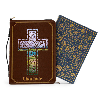 God Turns Broken Pieces Into Masterpieces | Personalized Bible Cover JSBCHLTN1350TA