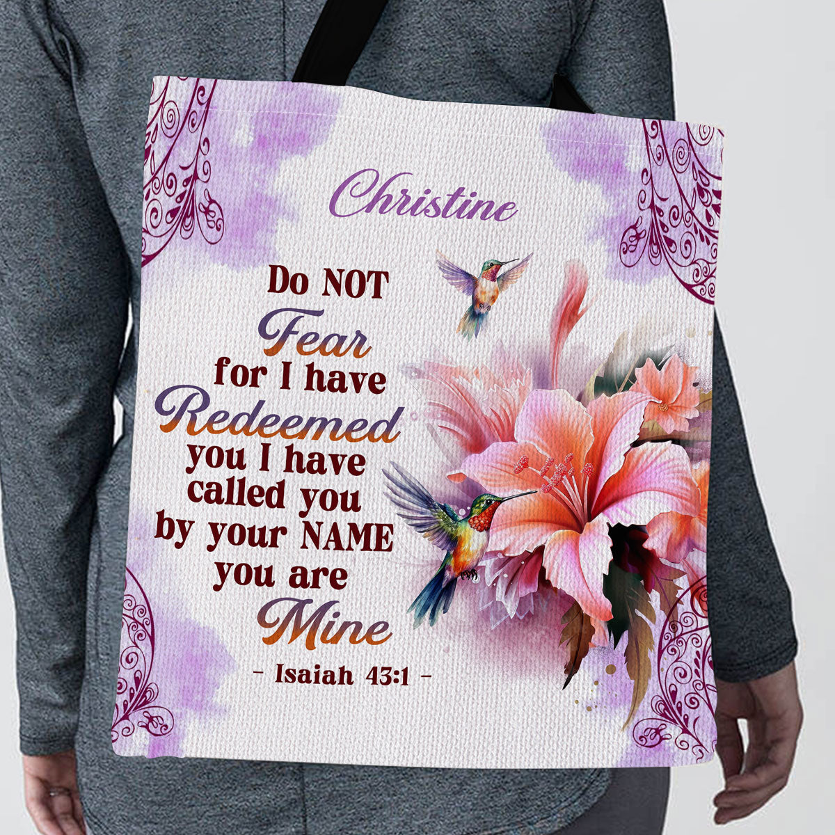 Jesuspirit Personalized Christian Tote Bag | Do Not Fear TBM768