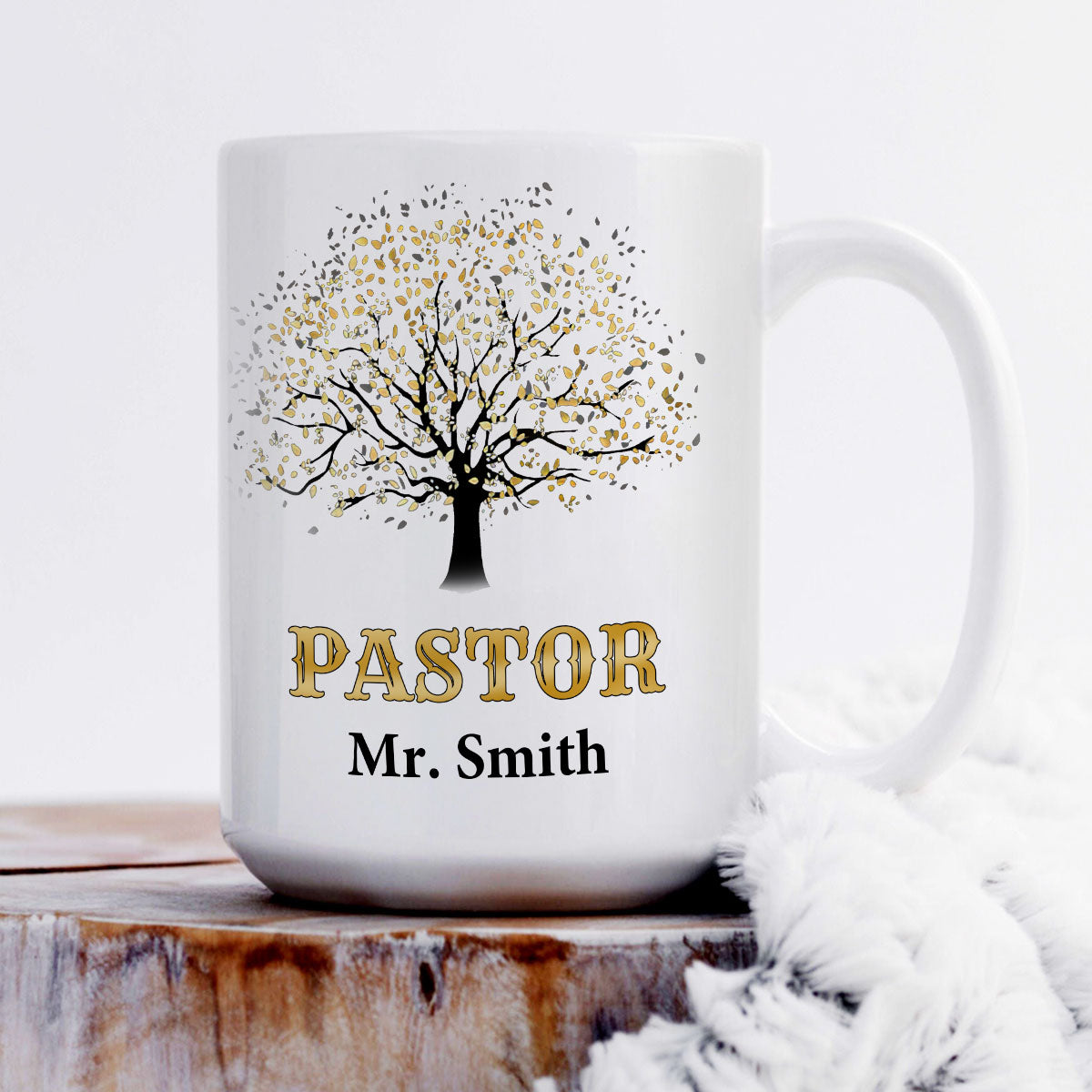 Thank You Pastor  - Awesome White Ceramic Mug CCMNAM1002