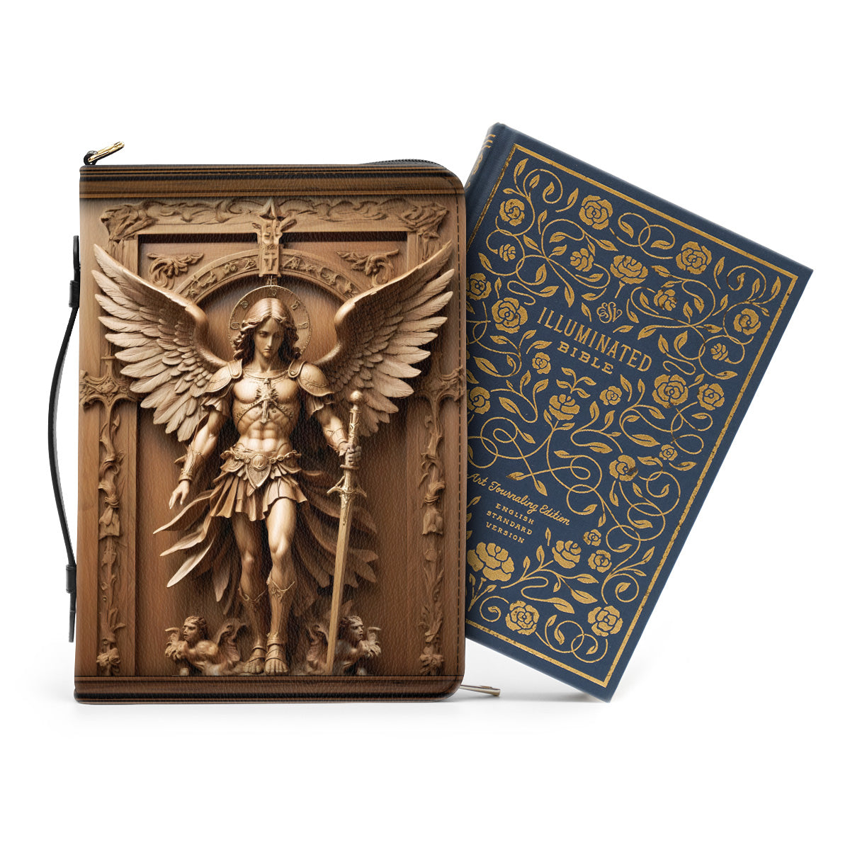 Saint Michael The Archangel | Personalized Bible Cover JSBCPTN1134M