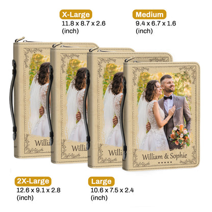 Wedding Hymns | Personalized Bible Cover JSBCHLT1390L