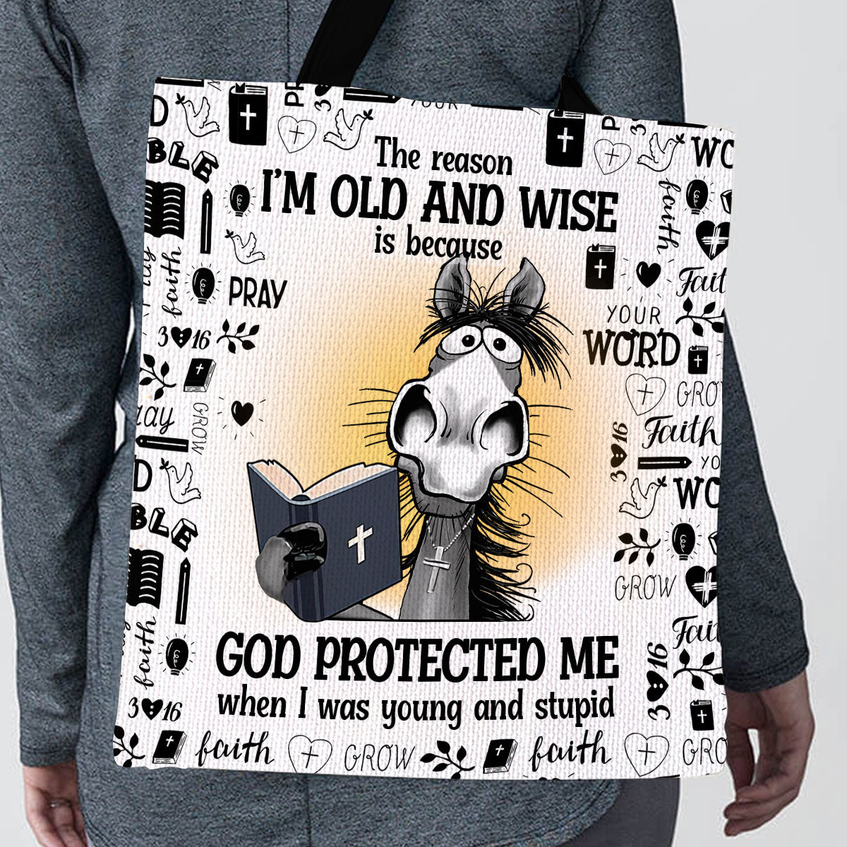 God Protected Me - Beautiful Tote Bag TBNAHN1001A