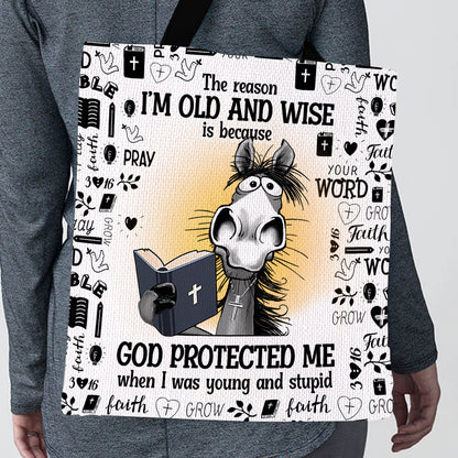 God Protected Me - Beautiful Tote Bag TBNAHN1001A