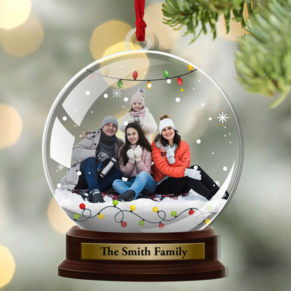 Family Upload Photo | Personalized 1-Side Acrylic Ornament JSACOPT2287T